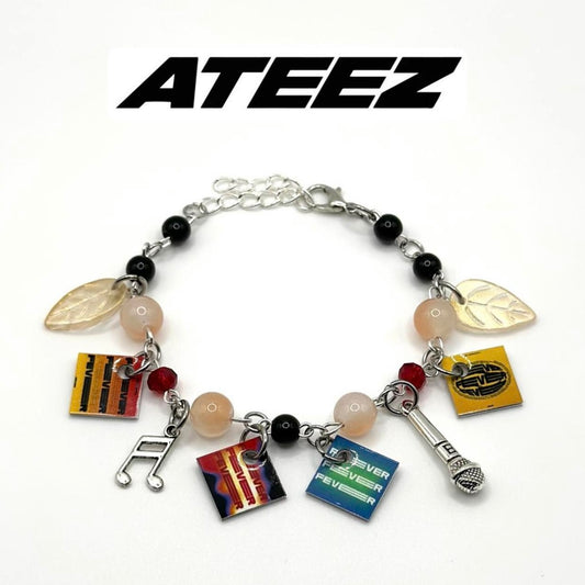 Ateez Zero Fever Mini K-Pop Album Charm Bracelet