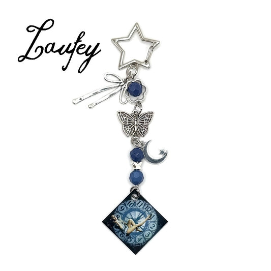 Laufey A Matter of Time Album Beaded Charm Keychain