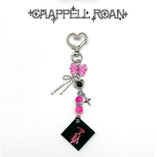 Chappell Roan Pink Pony Club Charm Keychain
