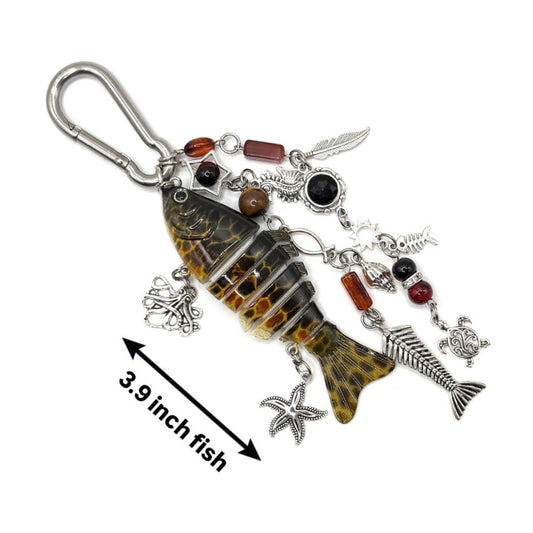 “Olivia” - Fish Carabiner Bag Accessory