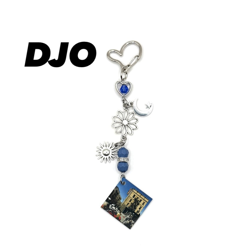 The Crux DJO Album Charm Keychain 3.0