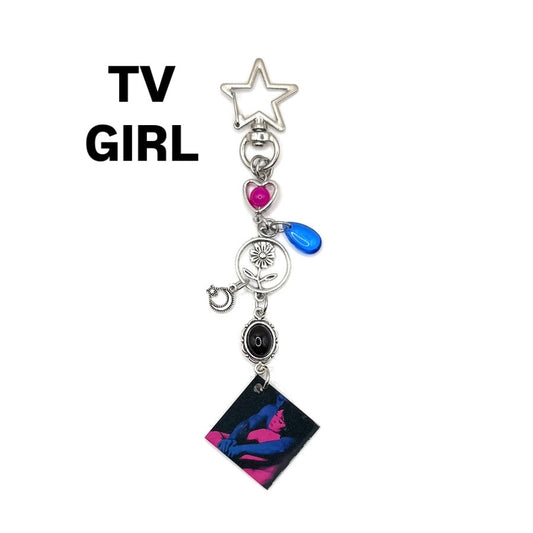 TV Girl Who Really Cares Keychain 2.0