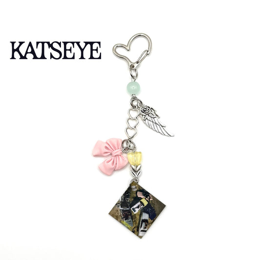 Katseye Beautiful Chaos Charm Keychain