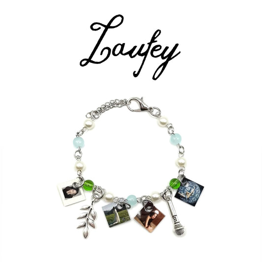 Laufey Mini Album Charm Bracelet