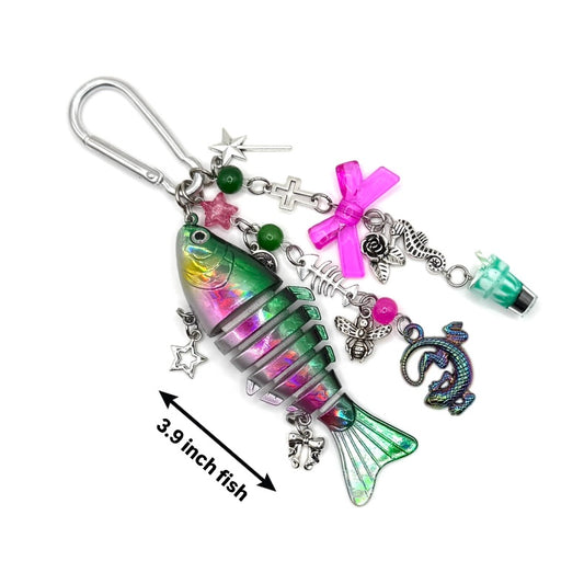 “Stella” - Fish Carabiner Bag Accessory