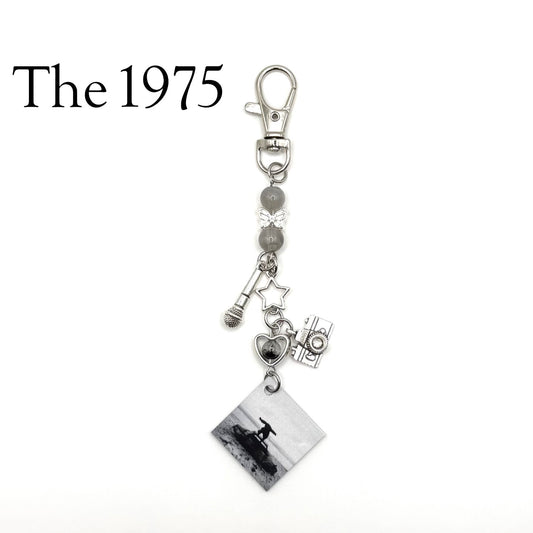 The 1975 Being Funny in a Foreign Language Album Charm Keychain