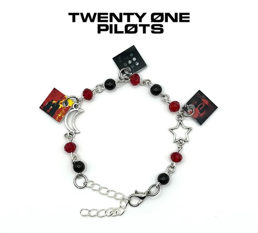 Twenty One Pilots Triple Album Charm Bracelet