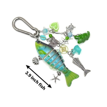 “Charlotte” - Fish Carabiner Bag Accessory