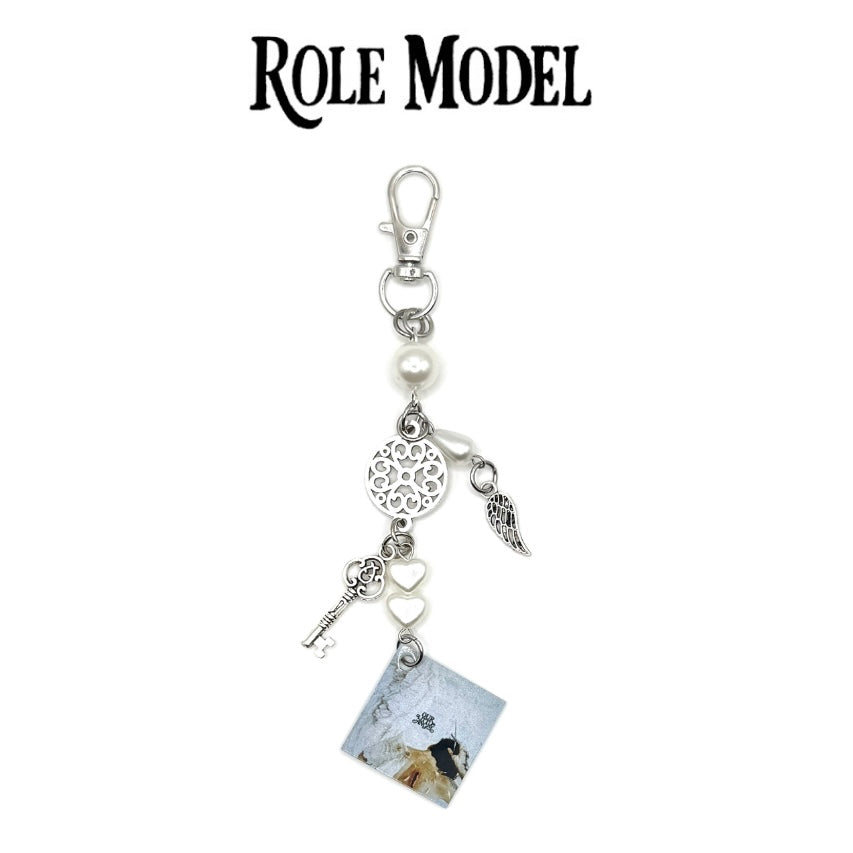 Role Model Our Little Angel Beaded Charm Keychain